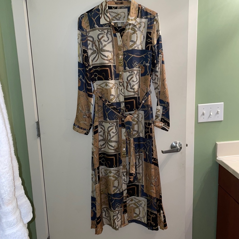 J. McLaughlin Lenora Shirtdress in Exeter Print